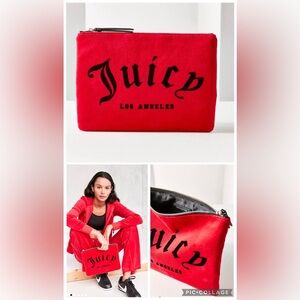 Juicy Couture Scarlet Velvet Pouch